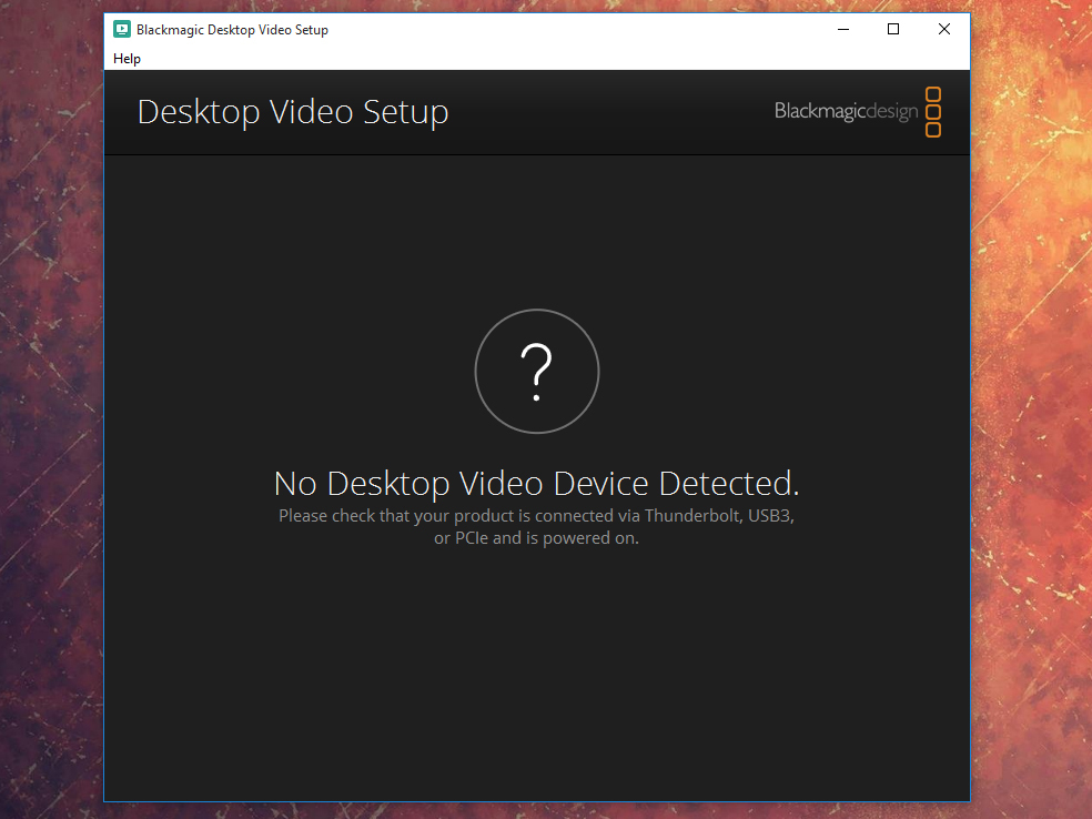 blackmagic desktop video installer